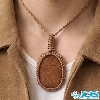 گردنبند دلربا مکرومه بافی