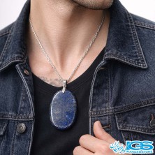 گردنبند سنگ لاجورد بدون زنجیر