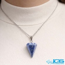 گردنبند  پاندول لاجورد بدون بند