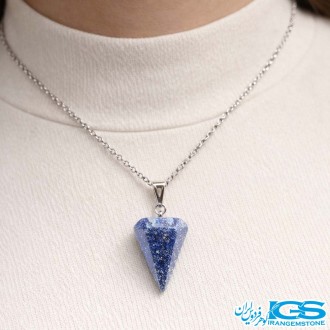 گردنبند  پاندول لاجورد بدون بند