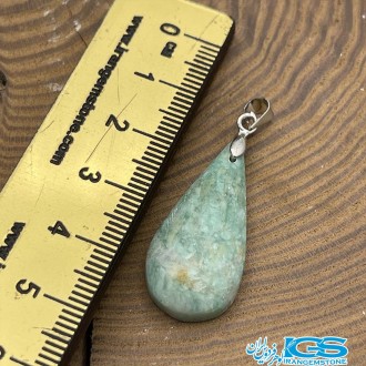 گردنبند سنگ آمازونیت بدون زنجیر Amazonite