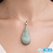 گردنبند آمازونیت بدون زنجیر