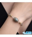 دستبند لابرادوریت تراش جواهری