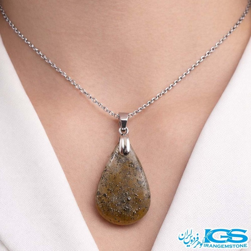 گردنبند خورشید سان استون بدون بند