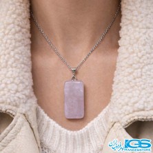 گردنبند رزکوارتز بدون زنجیر