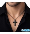 گردنبند هماتیت حدید صلیب بدون زنجیر
