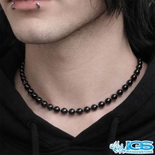 گردنبند سنگ اونیکس اصل با خواص درمانی