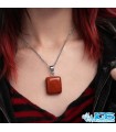 گردنبند جاسپر راف با زنجیر
