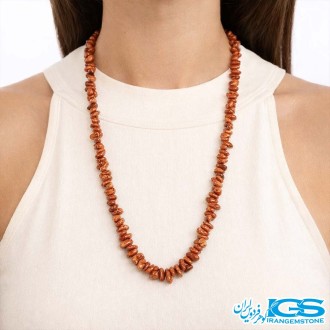 گردنبند چیپسی دلربا سنگ راف