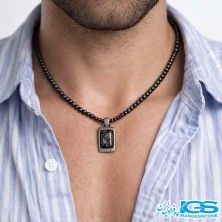 گردنبند سنگ اونیکس وگارنت با خواص درمانی