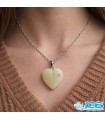 گردنبند صدف قلب بدون زنجیر