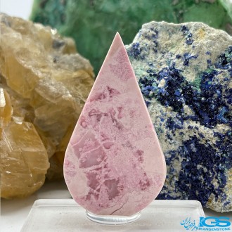 سنگ دکوری رودونیت تراش اشک Rhodonite