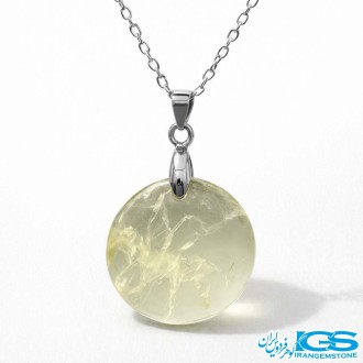 گردنبند سیترین بدون زنجیر