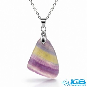 گردنبند فلوریت رنگین کمان (بازنجیر استیل) تقویت سیستم ایمنی