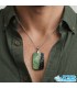 گردنبند یشم سبز بدون زنجیر