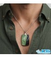 گردنبند یشم سبز (بازنجیر استیل) بهبود عملکرد قلب