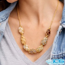 گردنبند هفت چاکرا بدون زنجیر