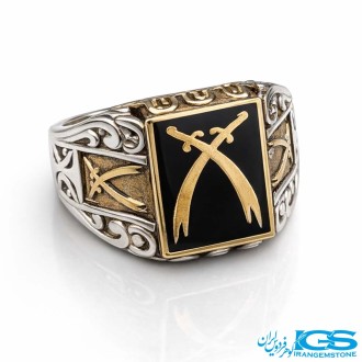 انگشتر نقره مردانه