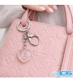 جاسویچی رزکوارتز قلب آویز کیف - عشق محبت