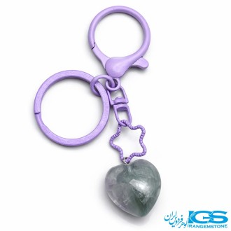 جاسویچی سنگ آمیتیست قلبی| زیبایی طبیعی و انرژی‌بخش