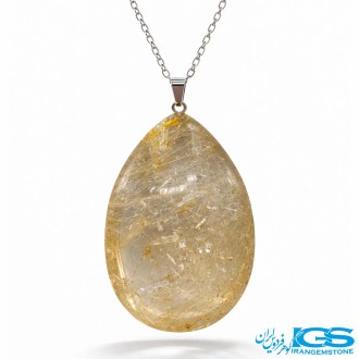 گردنبند روتایل طلایی (با زنجیر استیل) | جذابیت و انرژی مثبت