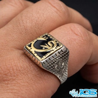 انگشتر نقره مردانه ترک طرح شمشیر