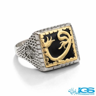 انگشتر نقره مردانه ترک طرح شمشیر