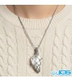 گردنبند سلنیت مکرومه بافی (پاکسازی، تراز کردن چاکراها)