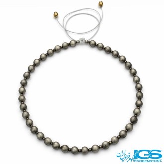 گردنبند پیریت مکرومه بافی