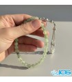 تسبیح پرهینیت ۳۳ دانه سنگ طبیعی – آرامش‌بخش و مناسب چاکرای قلب
