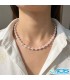 گردنبند رزکوارتز مکرومه بافی اصل | انرژی‌بخش و آرامش‌دهنده
