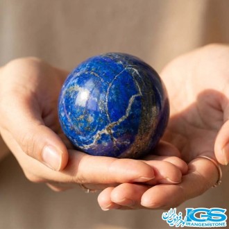 گوی لاجورد راف با کیفیت ویژه – سنگ معدنی اصل