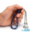 تسبیح لاجورد افغانستان ۳۳ دانه‌ اصل – آرامش و انرژی مثبت