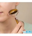 رولر ماساژ سنگ چشم ببر اصل | ماساژ صورت با سنگ طبیعی