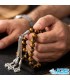 تسبیح 33 تایی سنگ چشم ببر سایز 10 میل مردانه | زیبا، انرژی‌بخش و معنوی