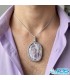 گردنبند آمیتیست مکرومه بافی