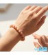 دستبند سنگ سان استون طبیعی با درخشندگی طلایی