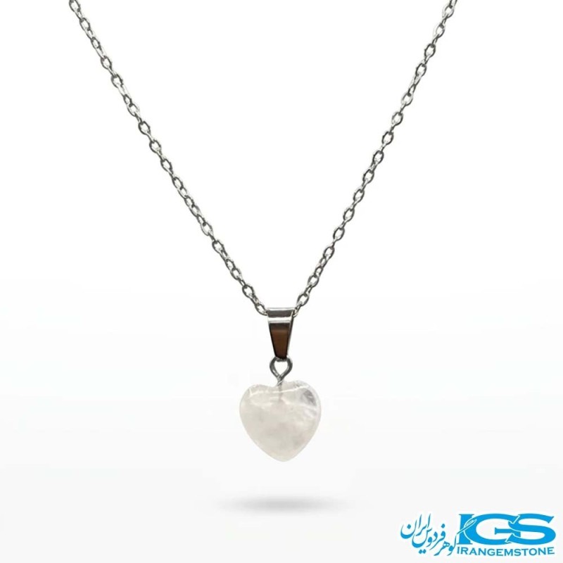 Rose Quartz Heart Necklace