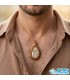 گردنبند چشم ببر اصل  مکرومه بافی - ثروت و قدرت