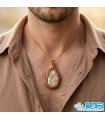 گردنبند چشم ببر اصل  مکرومه بافی - ثروت و قدرت