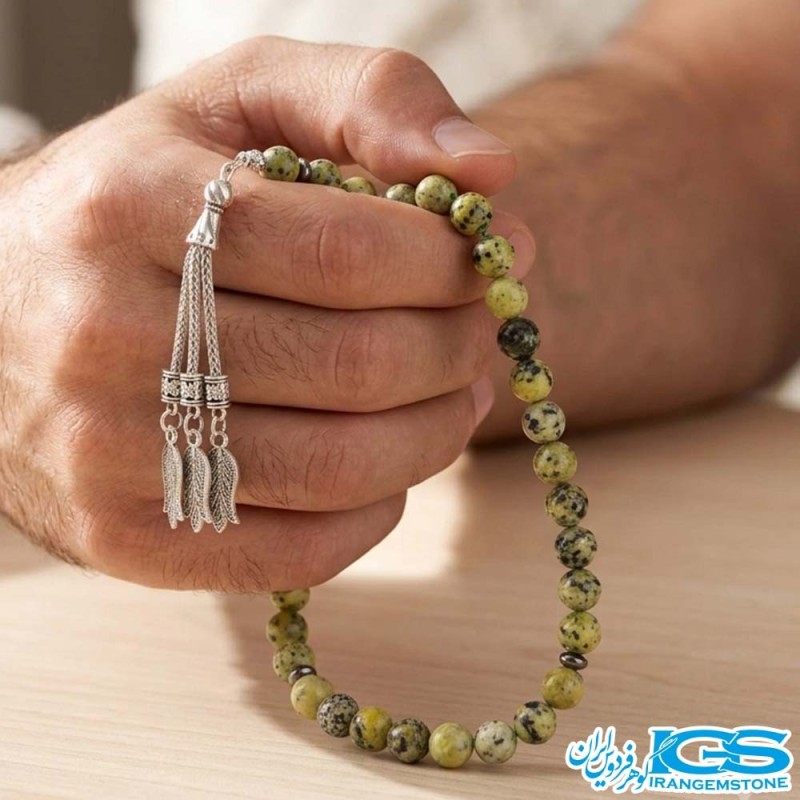 تسبیح شاه مقصود یشم اصل 33 تایی