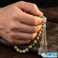تسبیح شاه مقصود یشم اصل 33 تایی