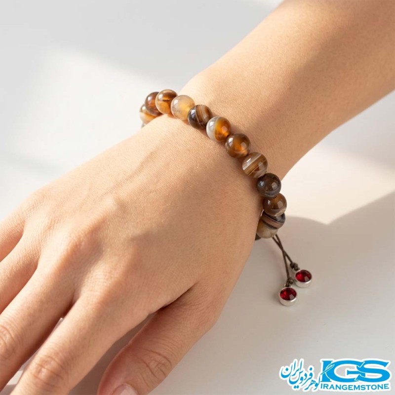 دستبند بابا قوری مکرومه بافی