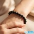 دستبند اونیکس اصل مکرومه بافی