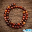 ریسه عقیق سرخ اصل کارنلین سایز 8 | تعادل، آرامش و درخشندگی
