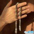 تسبیح زازا سنگ سرپانتین (مارسنگ) | سنگ آرامش، محافظت و تعادل انرژی