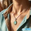 گردنبند فیروزه نیشابور اصل (بازنجیر استیل)