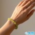 دستبند زبرجد قفل استیل | انرژی سبزِ شادی و آرامش
