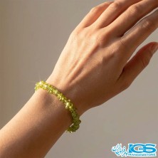 دستبند زبرجد قفل استیل | انرژی سبزِ شادی و آرامش