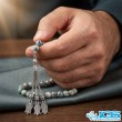 تسبیح آمازونیت ۳۳ تایی اصل – آرامش و تعادل